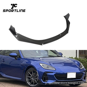 Carbon Fiber Front Bumper Lip for Subaru BRZ Limited Coupe 2-Door STI Style 2022-2023
